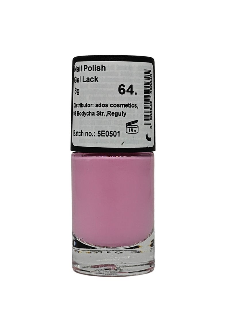 ados Nail Polish Gel Lack 8 g - No. 64 - Image 2