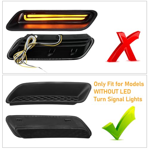Moonlinks Compatible with 2010-2019 Dodge Ram Hood Vent Bezels 1500 2500 3500,Ram Air Hood Scoop Bonnet Replace Left&Right Side,Engine Hood Air Vent Outlet Cover Trim Black,68324991AA LH/68324990AA RH - Image 4