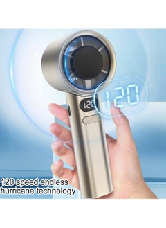 TECH M11 Rechargeable Handheld Fan – Infinite Variable Speed, Digital Display, Portable Mini Air Cooler – Ideal for Home, Office & Travel  - Image 2
