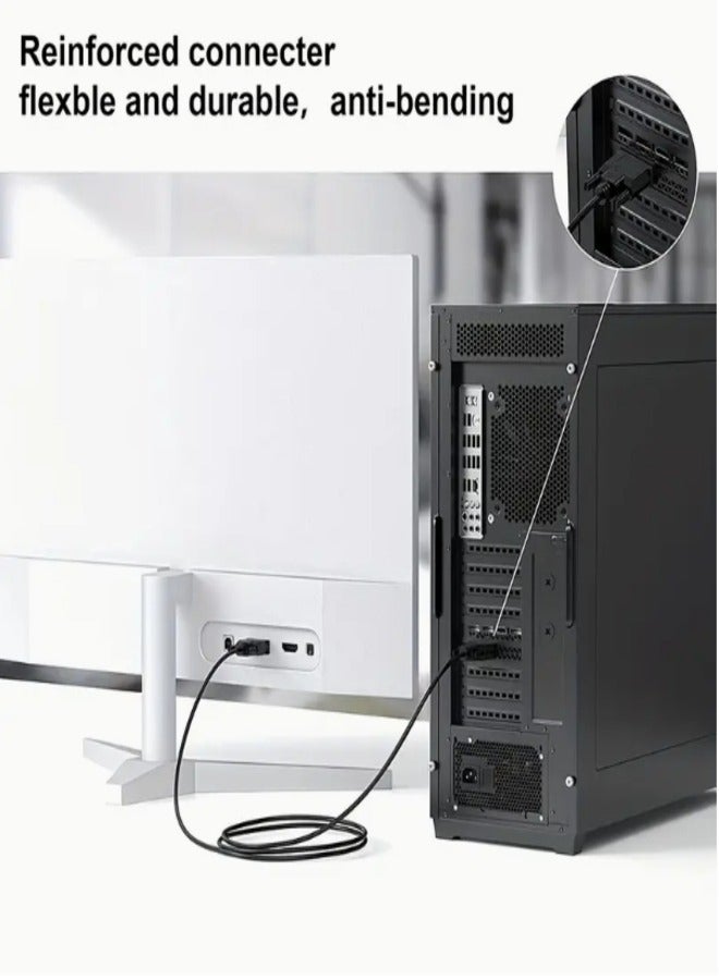 DVI to DVI Cable with Gold-Plated Male Headers 1.5M, Supports High Resolution 2560x1600 1080P, Suitable for Gaming, DVDs, Laptops, PCs, Monitors - Image 3