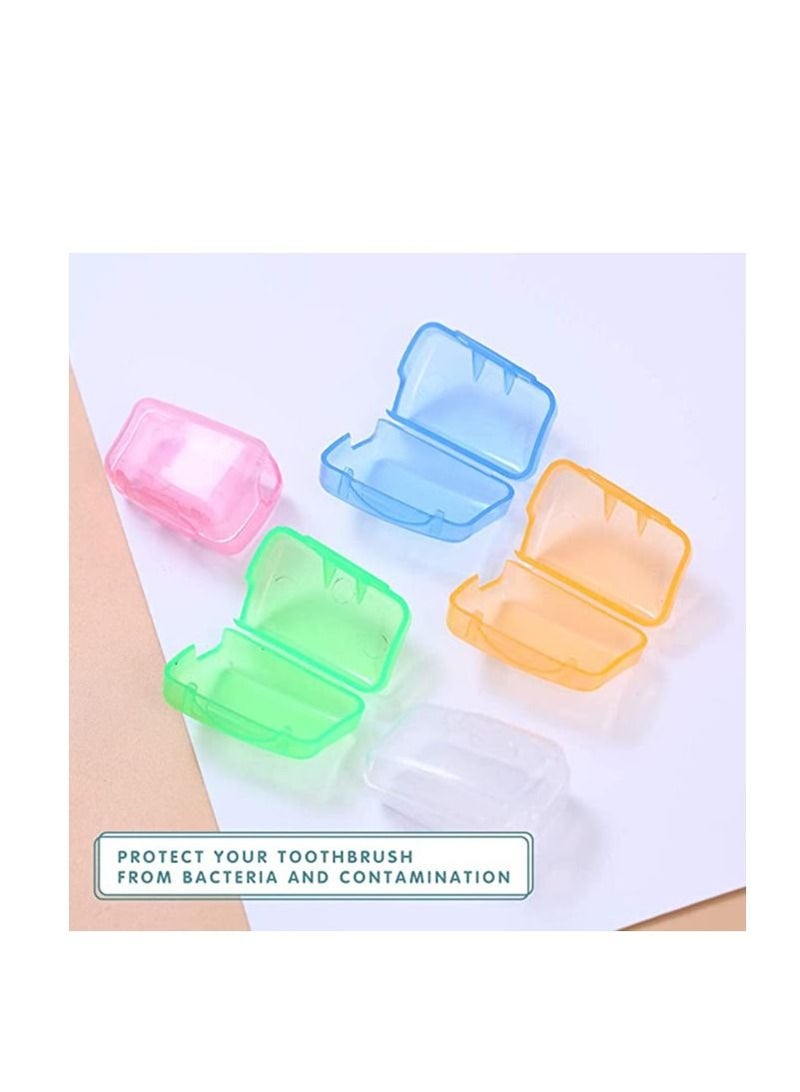 Y&D Toothbrush Covers Head Caps Travel Portable Holder Protective Case Container for Camping Business Trip 20PCS Cover Travel, Home, and School - Image 4
