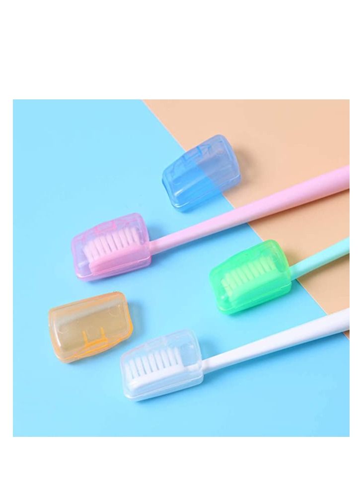 Y&D Toothbrush Covers Head Caps Travel Portable Holder Protective Case Container for Camping Business Trip 20PCS Cover Travel, Home, and School - Image 2