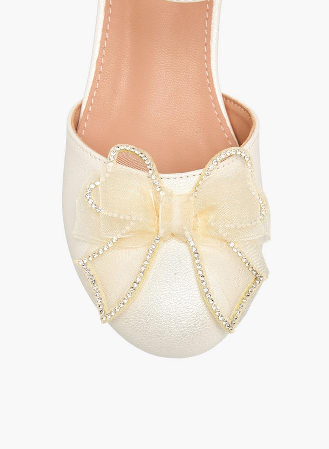 Flora Bella By Shoexpress Girls Block Heel Shoes - Image 5