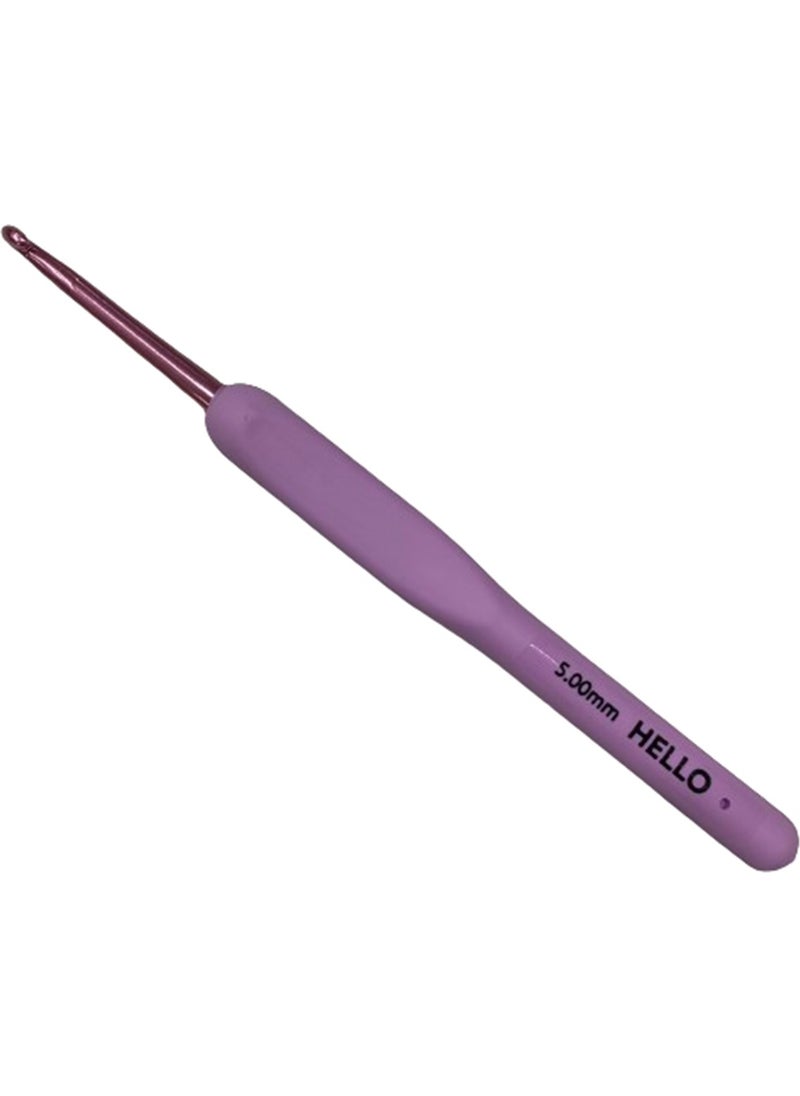 Hello Crochet Hook Silicone Handle Wool Crochet Hook 