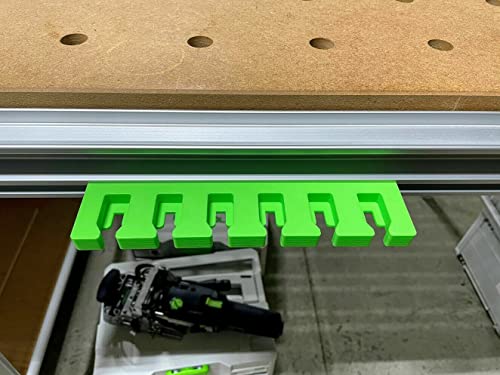 ToolCurve Quick Clamp Rack Compatible with Festool MFT3 Table Green - Image 3