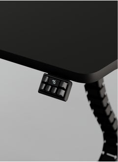 AFTERWORK Neo Max Series Electric Height Adjustable Standing Desk Gaming Table | 120x70 cm | Black Frame & Table Top | Advanced Control | Dual Motor | Ergonomic Design  - Image 4