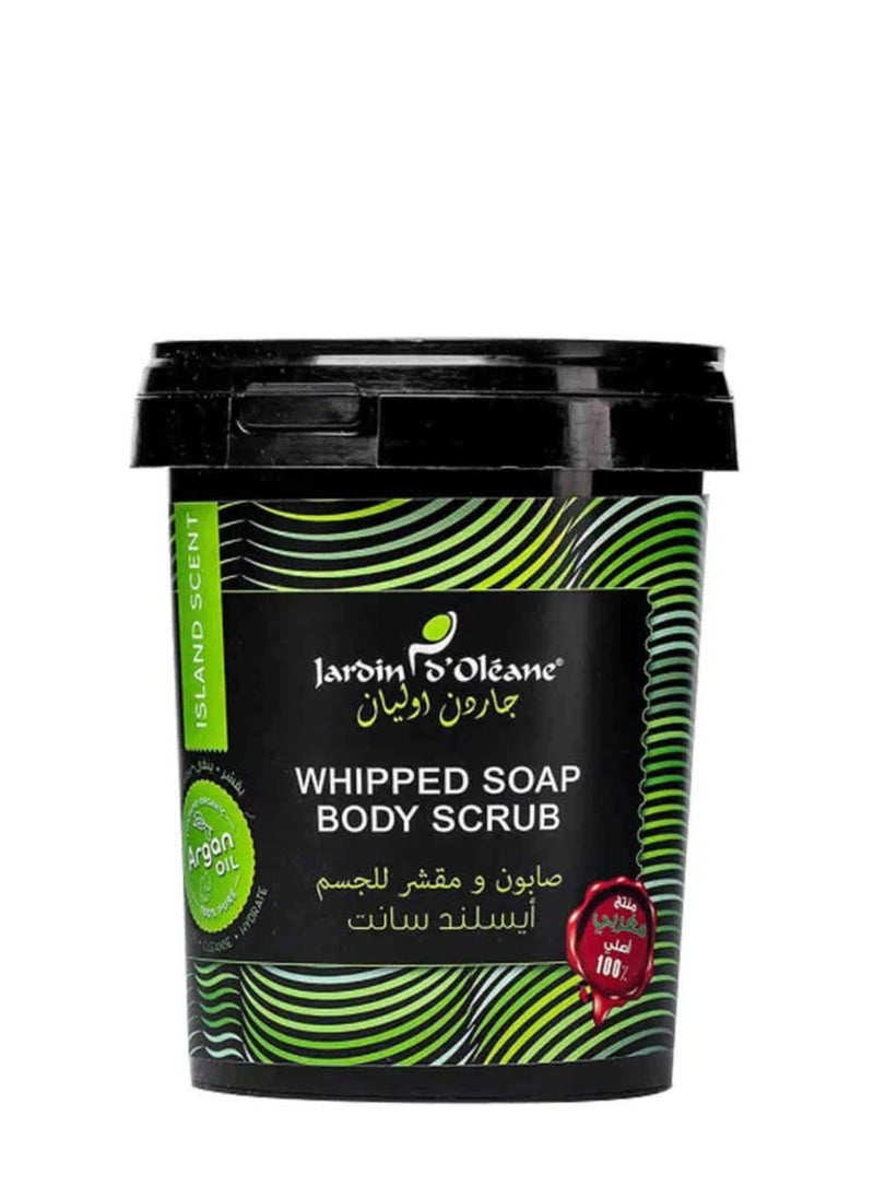 JARDIN D OLEANE WHIPPED SOAP AND BODY SCRUB ISLAND SCENT 500G  - Image 2