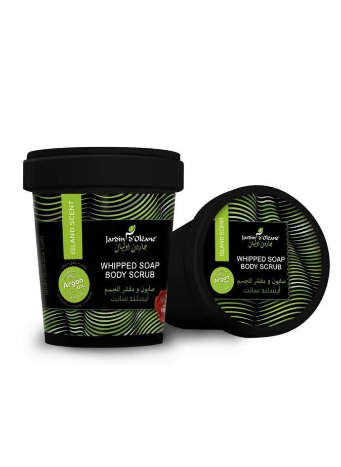 JARDIN D OLEANE WHIPPED SOAP AND BODY SCRUB ISLAND SCENT 500G  - Image 3