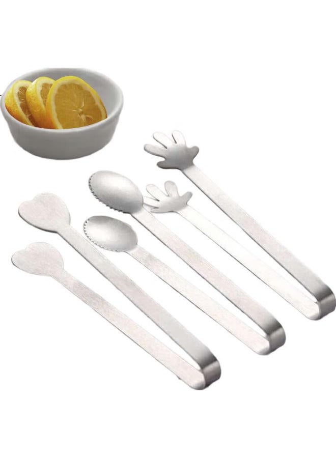 Jekero Stainless Steel Ice Tongs, Candy Tongs, Non-Slip Ice Pliers, Towel Food Barbecue Tongs (3-Piece Set) - Image 2