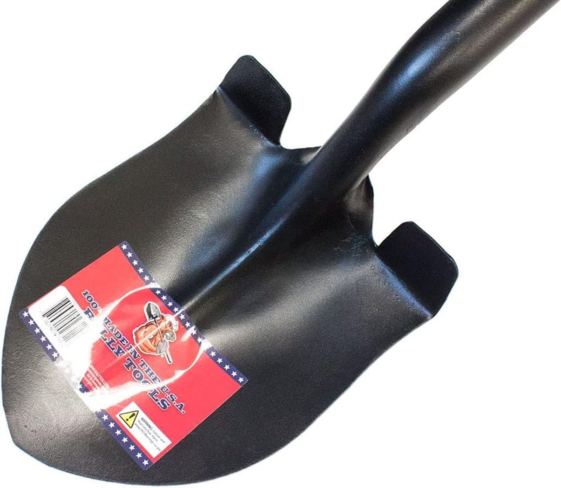 BULLY TOOLS Heavy Duty Floral Spade - 14-Gauge Durable Spade Shovel with Long Fiberglass Handle for Digging, Gardening, and Landscaping, Ideal for Tough Soil and Roots - 100% Made in The USA, 54-Inch - Image 2