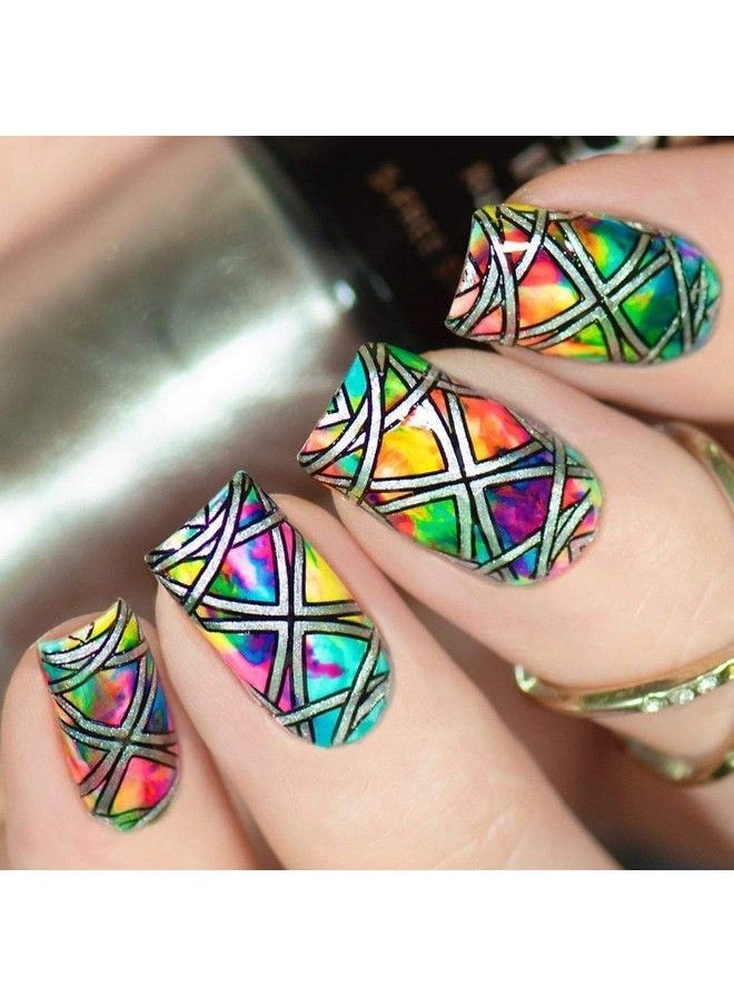 PUEEN - Rocking Metallic Stamping Nail Polish Nail Art Color Set Of 6 Metallic Colors 12Ml Each Bh000935 - Image 1