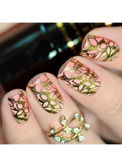 PUEEN Rocking Metallic Stamping Nail Polish Nail Art Color Set Of 6 Metallic Colors 12Ml Each Bh000935  - Image 5