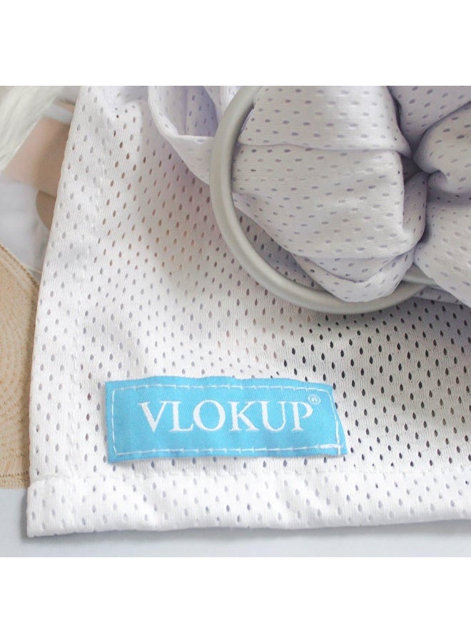 Vlokup Baby Water Ring Sling Carrier | Lightweight Breathable Mesh Baby Wrap for Infant, Newborn, Kids and Toddlers | Perfect for Summer, Swimming, Pool, Beach | Great for Dad Too White - Image 5