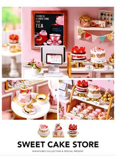 Flever Flever Dollhouse Miniature DIY House Kit Creative Room with Furniture for Romantic Valentine's Gift (Sweet Talk)  - Image 5