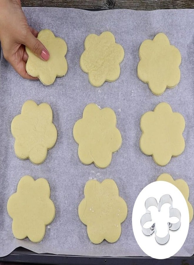 Capiant 6 PACK Flower Cookie Cutter Sturdy Cutters for Cookies Sandwiches Spring Flower Cookie Cutters Shapes Molds Dishwasher Safe Small to Large Size of 1.65",2.09",2.68‘’. - Image 4