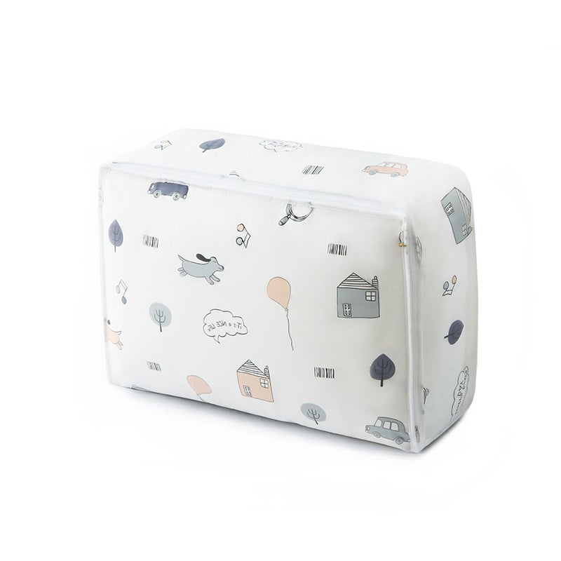 Large Capacity Printed Clothing Organizer Happy home 