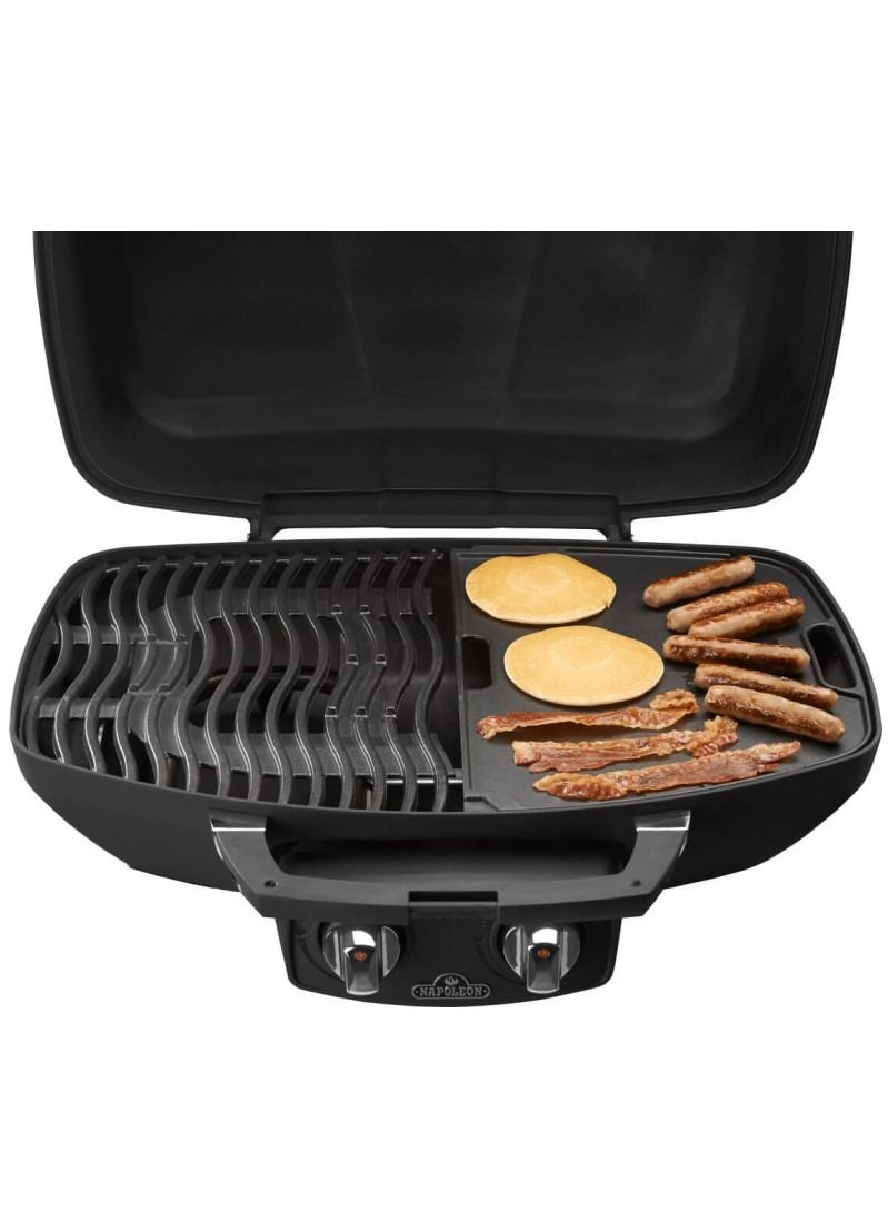 نابوليون Cast iron reversible griddle for all travel QTM  285 Series - Image 3