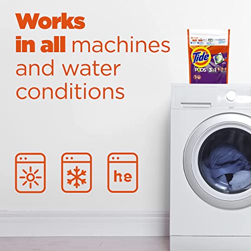 Tide PODS Laundry Detergent Soap Pods, Spring Meadow, 37 Count (Pack of 3 Bag Value Pack), Total 111 Count, HE Compatible - Image 5