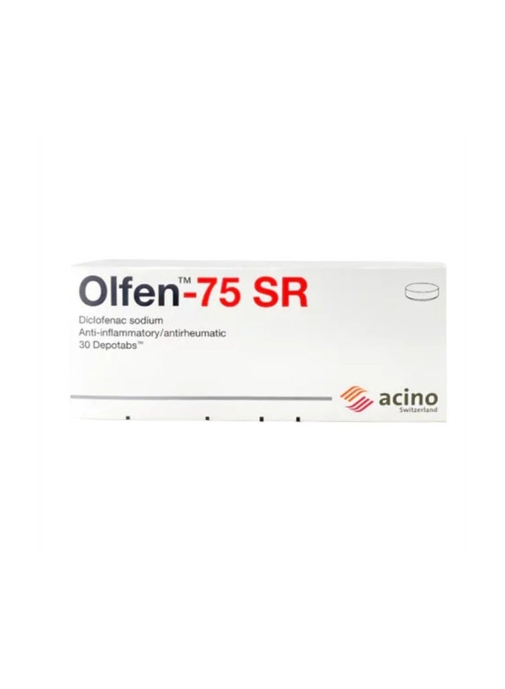 Olfen 75 SR Extended‑Release Tablets – Diclofenac Sodium 75 mg, 30TAB
