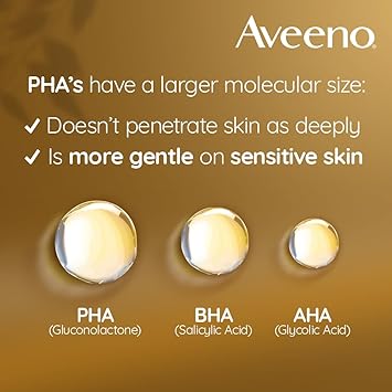 Aveeno مقشر الجسم اللطيف من أفينو لتجديد البشرة 1x 200 مل مقشر لطيف مع الشوفان المغذي البريبايوتيك 2 PHA مشتق طبيعياً ونياسيناميد لمقشر الجسم للبشرة الحساسة - Image 5