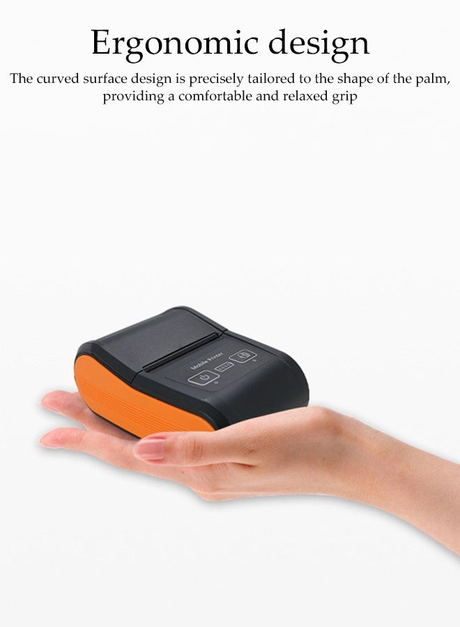 DUNISO Portable Thermal Printer，Mini Bluetooth Thermal Printer，Convenient，Compact，Sturdy and Durable，for Retail Stores Restaurants Factories Logistics - Image 2