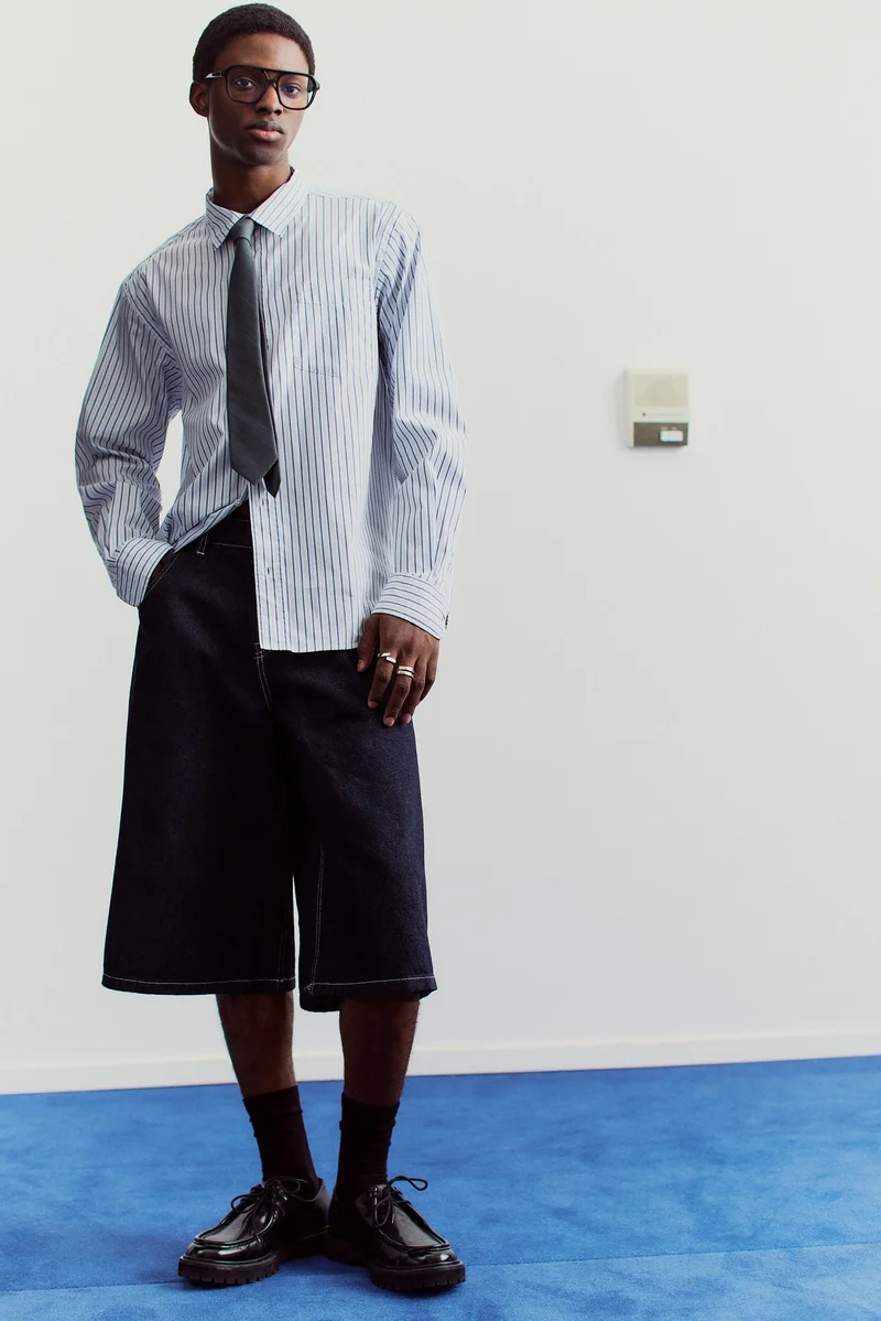 H&M Super Baggy Denim shorts