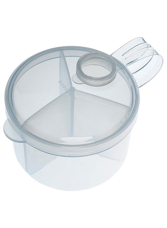 BabyJem حاوية موزع مسحوق الحليب - أبيض