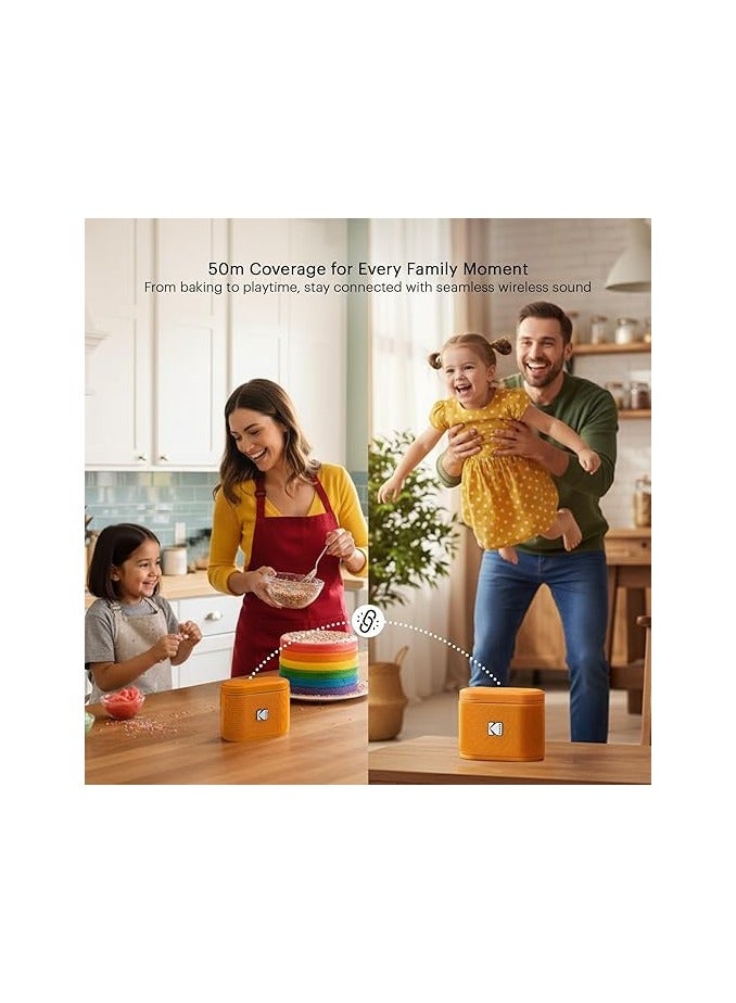 Kodak SOUNDBRIX Wireless Stack Speaker (Overload Orange) - Image 3