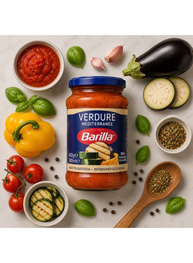Barilla Verdure Mediterranee Vegetable Sauce 400g - Image 4