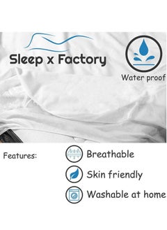 Sleep x Factory Luxurious Waterproof Mattress Protector 160 x 200 cm  - Image 4