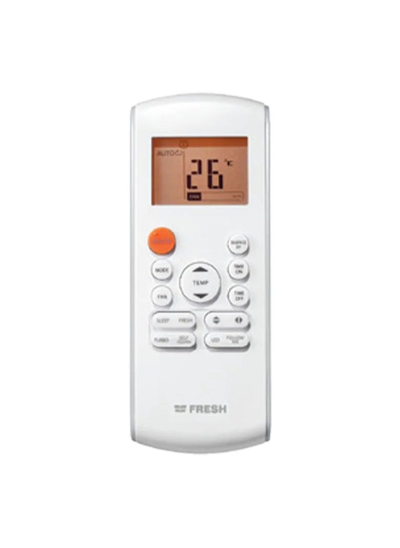 فريش - تكييف سبليت فريش، 3 حصان، بارد فقط، ابيض - FUFW24C-IW - Image 1