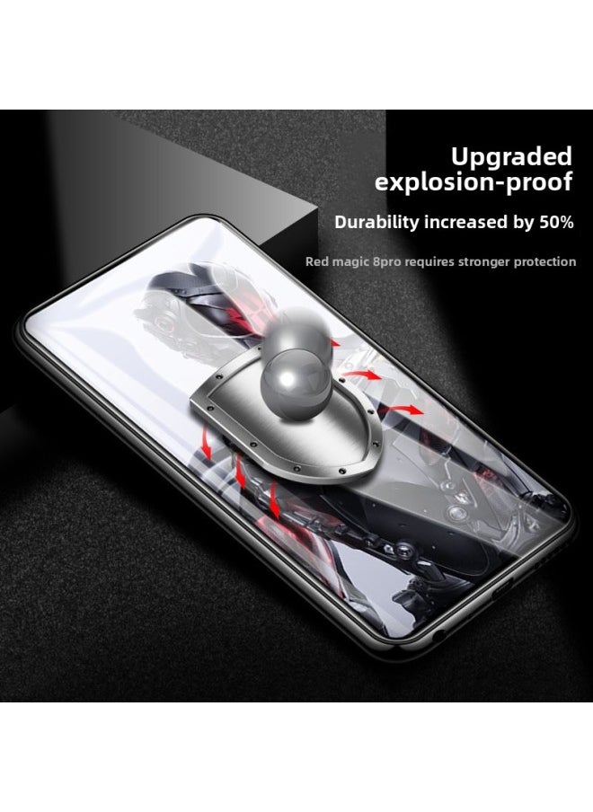 ماركة غير محددة مناسب لـ ZTE Nubia Nubian Z50Ultra Z40s فيلم مقسى Red Magic Red Devils 8s 9 9- اللون: فائق الوضوح ★ غشاء مقسى مقاوم للانفجار [عبوة من 5] - الحجم: Nubia Z50 Ultra  - Image 5