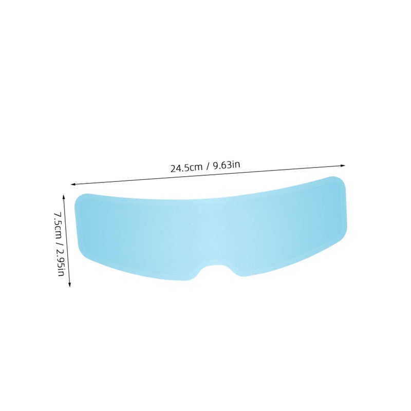 Garneck Motorcycle Helmet Anti Fog Visor Patch Waterproof Rainproof for Rainy Days - Image 3