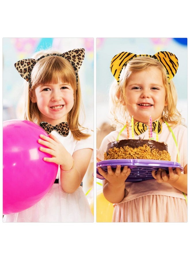 BESTOYARD BESTOYARD 6 Set Halloween Cosplay Animal Ear Headband Ears with Tails Costume Kids Animal Cosplay Set Headband for Christmas Dress Party Costume Ball Decor  - Image 4