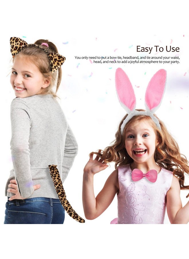 BESTOYARD BESTOYARD 6 Set Halloween Cosplay Animal Ear Headband Ears with Tails Costume Kids Animal Cosplay Set Headband for Christmas Dress Party Costume Ball Decor  - Image 5