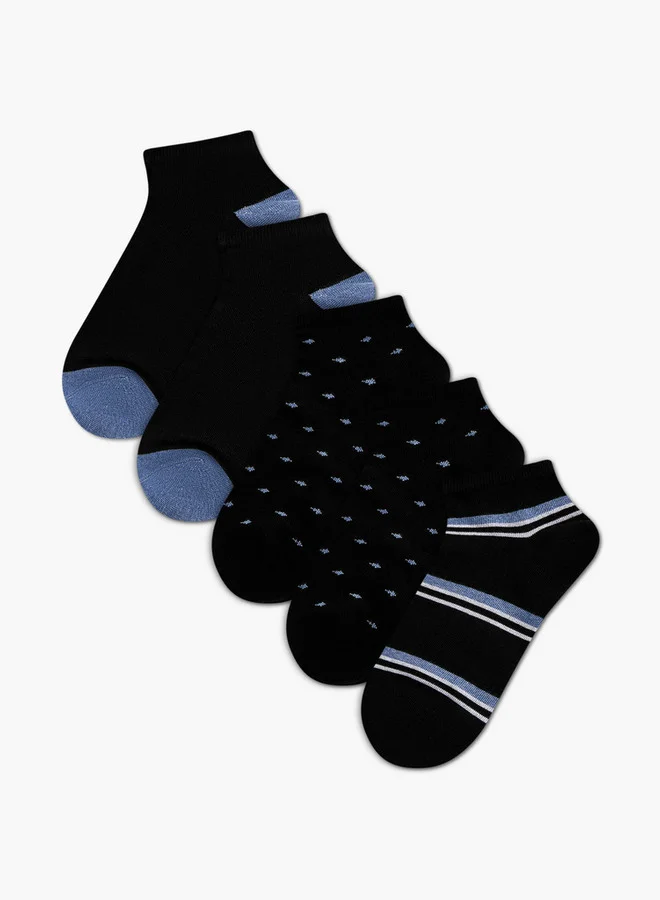 DUCHINI Assorted Ankle Length Socks - Set of 5