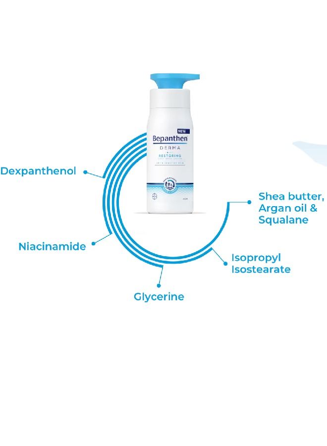 Bepanthen Derma Restoring Daily Body Lotion 400 ml Bottle - Image 3