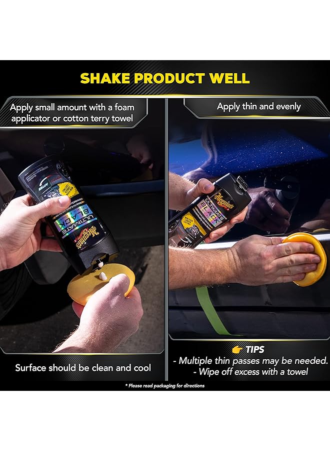 Meguiar'S Ultimate Black Plastic Restorer, 12 Oz, G15812, H7.29 - Image 4