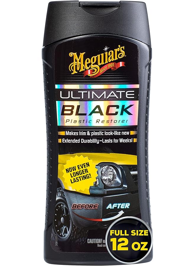 Meguiar'S Ultimate Black Plastic Restorer, 12 Oz, G15812, H7.29 - Image 1