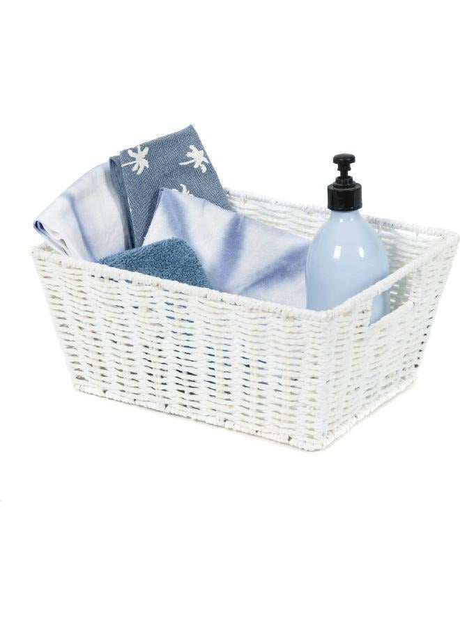 لوفت سلة تخزين، L31XP31XH15CMS، بيضاء، ورقية، فولاذ-174813 - Image 1