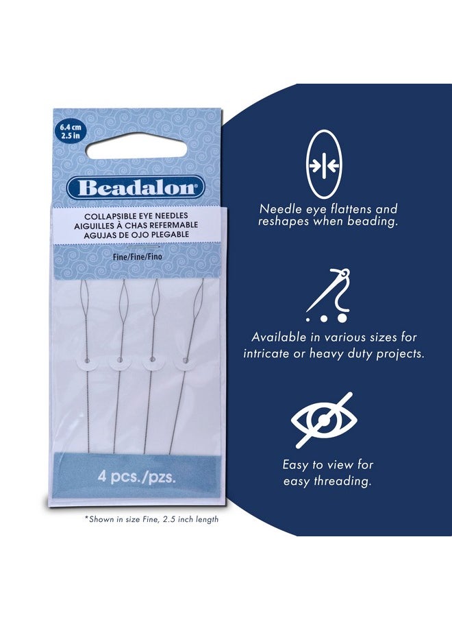 Beadalon Collapsible Eye Needles 2.5 Inch Medium - pzsku/Z231D92B0DB09115597F9Z/45/_/1724479602/b67918f8-3022-4273-bda3-dbe249f6aca8