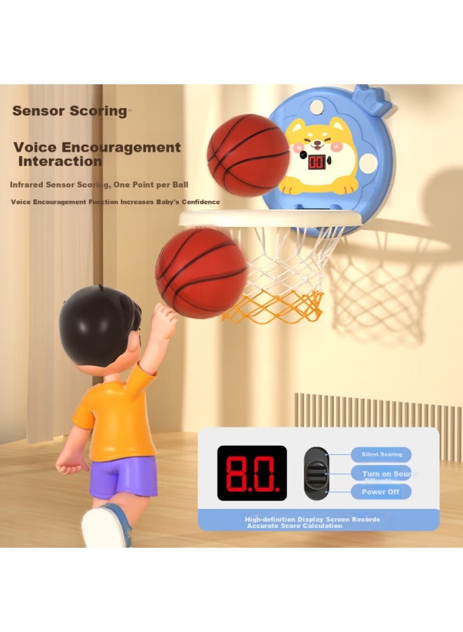 Cookss Kids Basketball Stand Basketball Hoop Home Baby Shooting Training Indoor 1-3 Years Old Toy No Drilling Hole Gift - Image 2