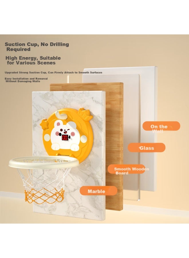 Cookss Kids Basketball Stand Basketball Hoop Home Baby Shooting Training Indoor 1-3 Years Old Toy No Drilling Hole Gift - Image 4