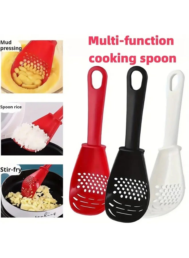 Happy Home 6-in-1 Multi-Function Cooking Spatula – Heat-Resistant up to 210°C – For Mashing, Draining, Stirring, Grating & Egg Whisking – Non-Slip Handle, Lightweight, Easy to Clean & Store – Perfect for Frying, Pot Cooking, Vegetables, Potatoes & Eggs - Image 3