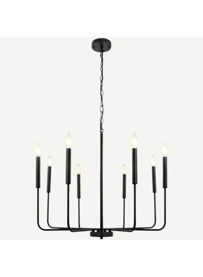 Wahag Midnight Modern Candelabra Chandelier Required Bulb Type: 8 x E14 (Not Included)  - Image 1