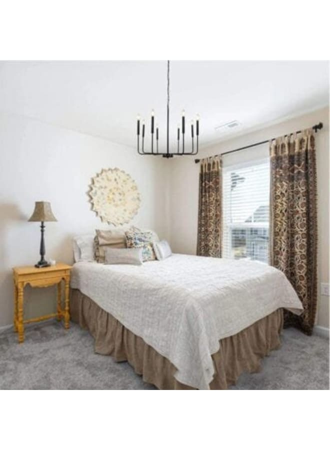 Wahag Midnight Modern Candelabra Chandelier Required Bulb Type: 8 x E14 (Not Included)  - Image 4
