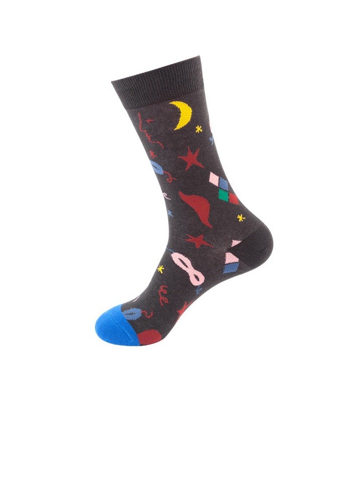 Generic - Unisex Absorb Sweat and Deodorize Socks 3 Pairs High Quality Socks One Size Fits All - Image 1