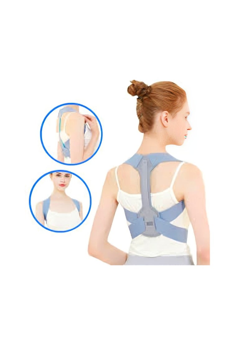 Relax Smart Adjustable Back Support Belt & Posture Corrector – Upper Back Brace to Straighten Spine, Relieve Shoulder, Neck & Back Pain for Men and Women - Image 1