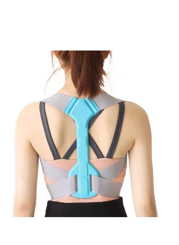 Relax Smart Back Support Belt Posture Corrector Adjustable Upper Back Brace Supports and Straightens the Spine to Relieve Shoulder Neck and Back Pain  - Image 1