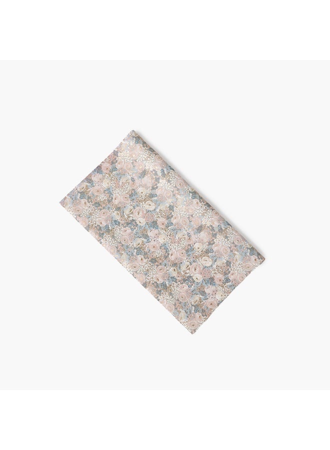Findz Floral Print Paper Gift Wrap - 70x200 cms - Image 2